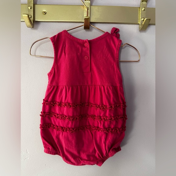 Toffee Apple Pink Ruffle Princess Frog Bodysuit Size 12M - Picture 9 of 11